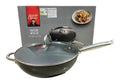 Panela Wok Com Tampa 30 Cm Jamie Oliver Cor Preto